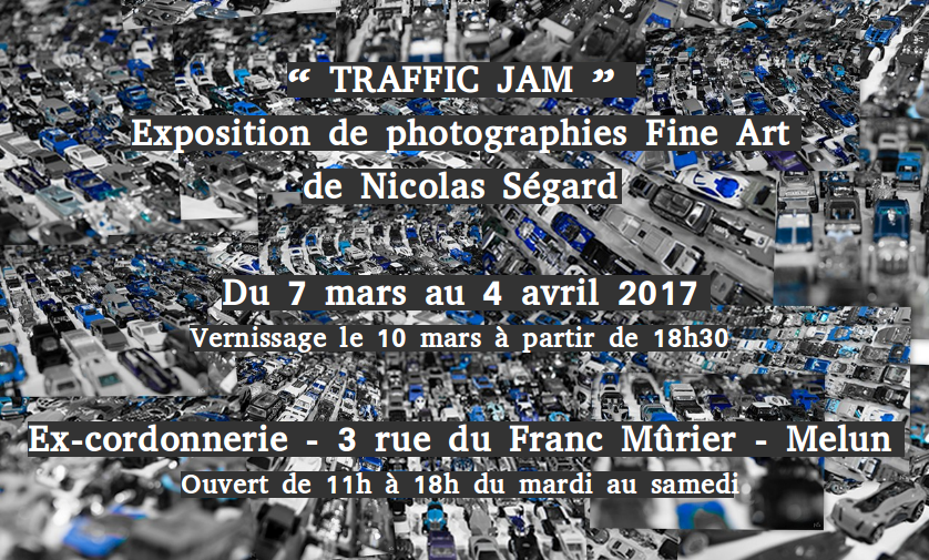 Nicolas Ségard fine art photographies Traffic Jam exhibition's visual