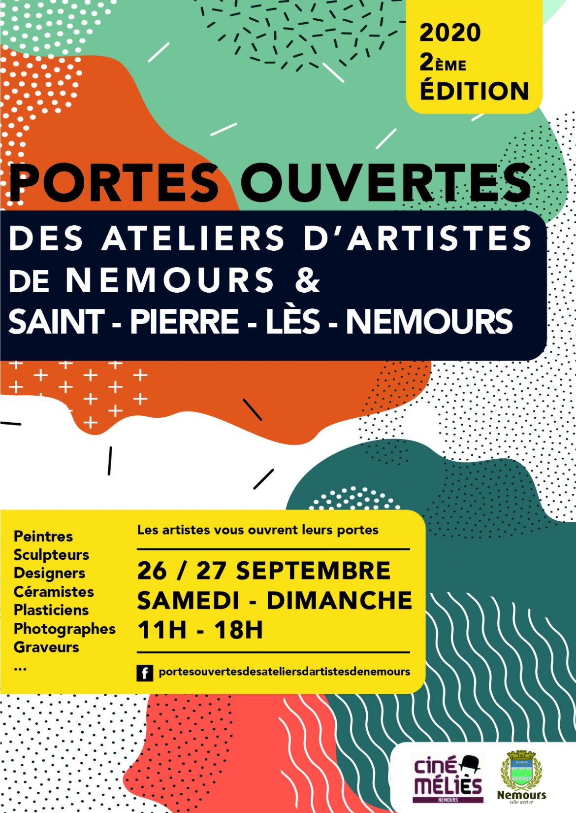 POrtes ouvertes ateliers artistes Nemours 2020
